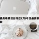 新冠最高峰重症日增近1万/中国最高新冠肺炎人数