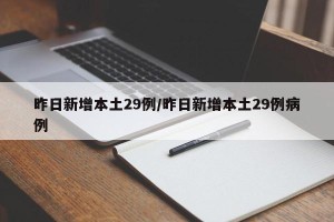 昨日新增本土29例/昨日新增本土29例病例