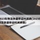 2023年物流快递停运时间表(2023年物流快递停运时间表格)