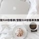 宝骏510价格表/宝骏510价格表及图片