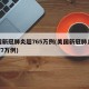 美国新冠肺炎超765万例(美国新冠肺炎超2477万例)